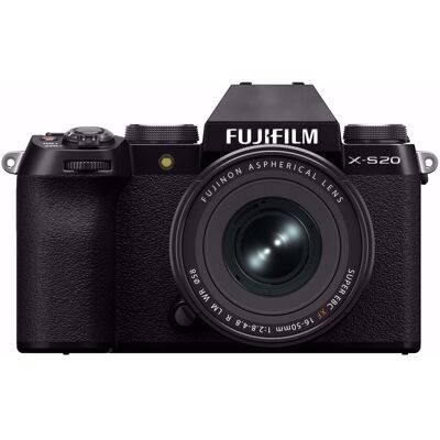 Fujifilm X-S20 kamerahus EU - svart + XF 16-50mm f/2,8-4,8 R LM WR Fujifilm X-S20 kamerahus EU - svart + XF 16-50mm f/2,8-4,8 R LM WR
