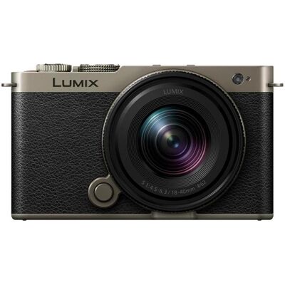 Panasonic Lumix S9 kamerahus - Titan/Svart + 18-40mm f/4,5-6,3 Panasonic Lumix S9 kamerahus - Titan/Svart + 18-40mm f/4,5-6,3