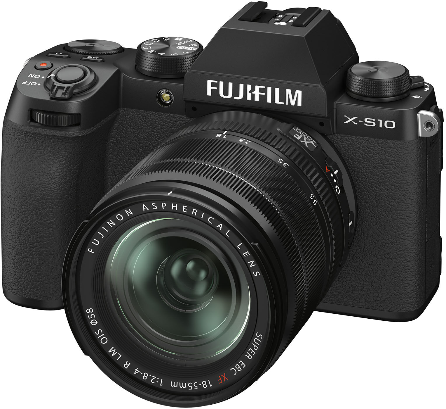 Fujifilm X-S10 kamerahus svart + XF 18-55/2,8-4 R LM OIS Fujifilm X-S10 kamerahus svart + XF 18-55/2,8-4 R LM OIS