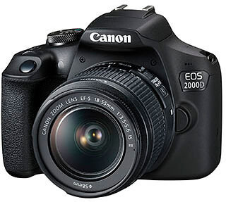 Canon EOS 2000D hus + EF-S 18-55/3,5-5,6 IS II + extra batteri LP-E10 Canon EOS 2000D hus + EF-S 18-55/3,5-5,6 IS II + extra batteri LP-E10