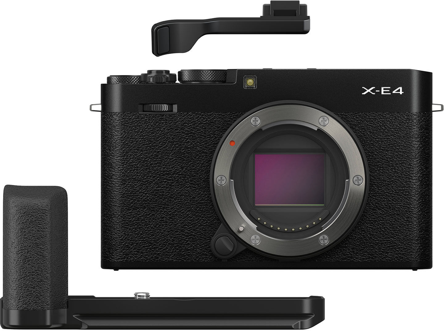 Fujifilm X-E4 svart kamerahus + tumgrepp + handgrepp Fujifilm X-E4 svart kamerahus + tumgrepp + handgrepp