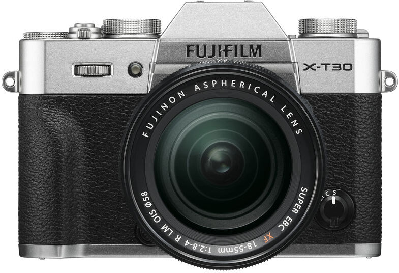 Fujifilm X-T30 kamerahus, silver + XF 18-55/2,8-4 R LM OIS Fujifilm X-T30 kamerahus, silver + XF 18-55/2,8-4 R LM OIS