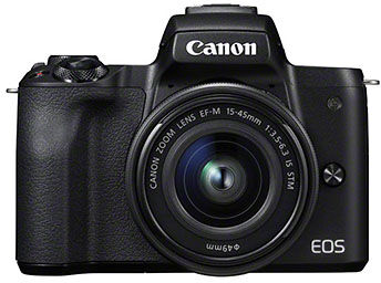 Canon EOS M50 svart kamerahus + EF-M 15-45/3,5-6,3 IS STM + EF-M 55-200/4,5-6,3 IS STM Canon EOS M50 svart kamerahus + EF-M 15-45/3,5-6,3 IS STM + EF-M 55-200/4,5-6,3 IS STM