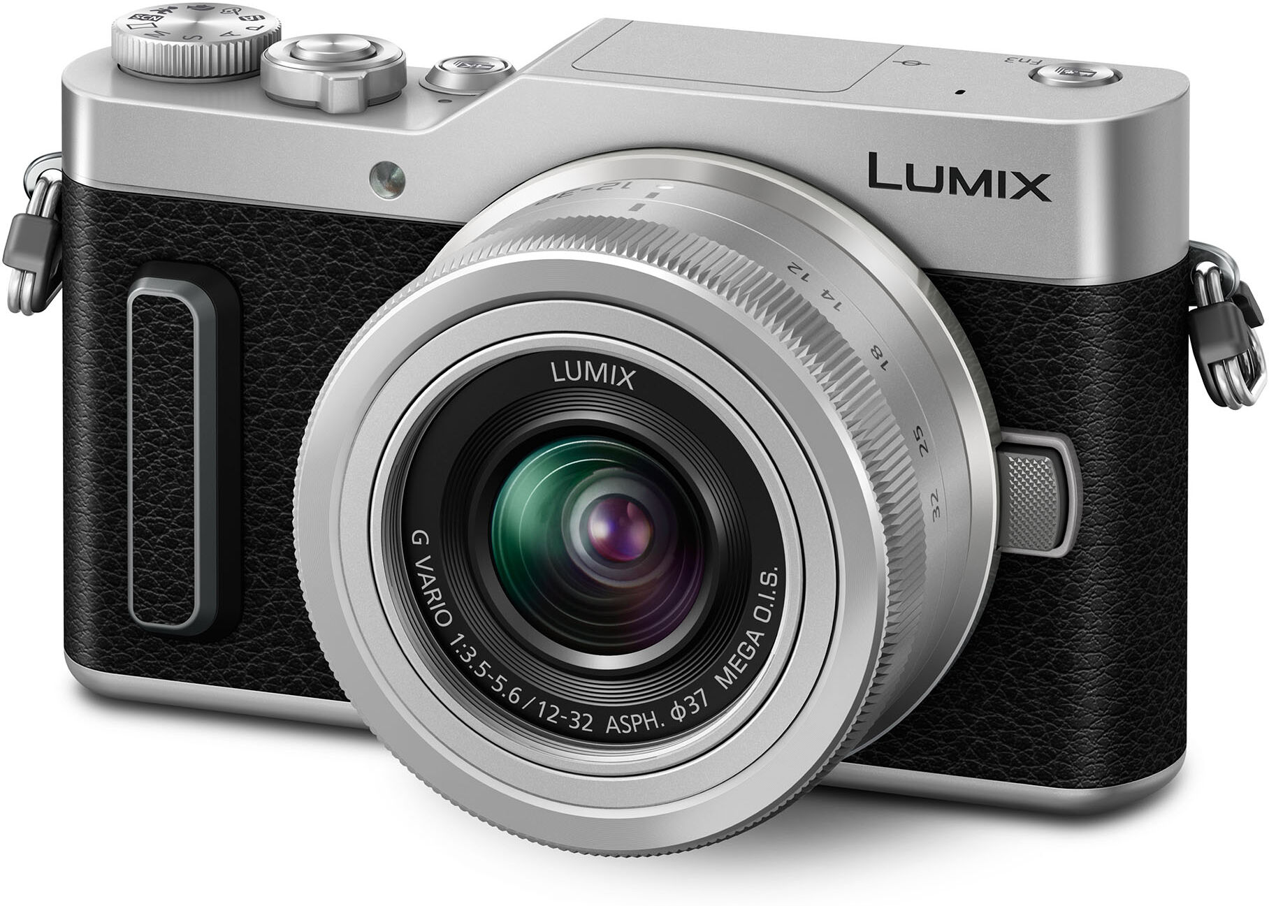 Panasonic Lumix DMC-GX880 kamerahus silver + G Vario 12-32/3,5-5,6 O.I.S Panasonic Lumix DMC-GX880 kamerahus silver + G Vario 12-32/3,5-5,6 O.I.S