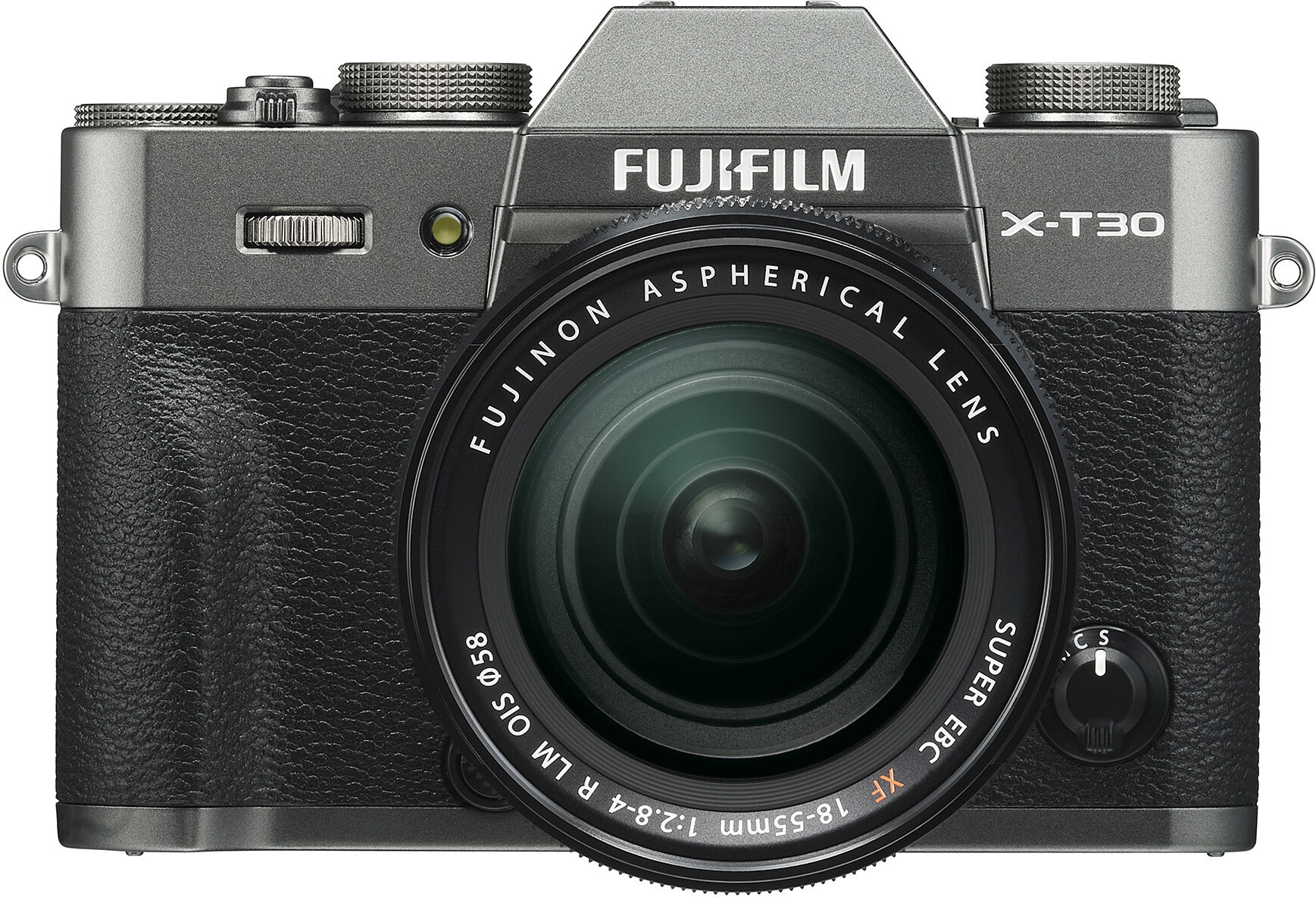 Fujifilm X-T30 kamerahus, charcoal silver + XF 18-55/2,8-4 R LM OIS Fujifilm X-T30 kamerahus, charcoal silver + XF 18-55/2,8-4 R LM OIS