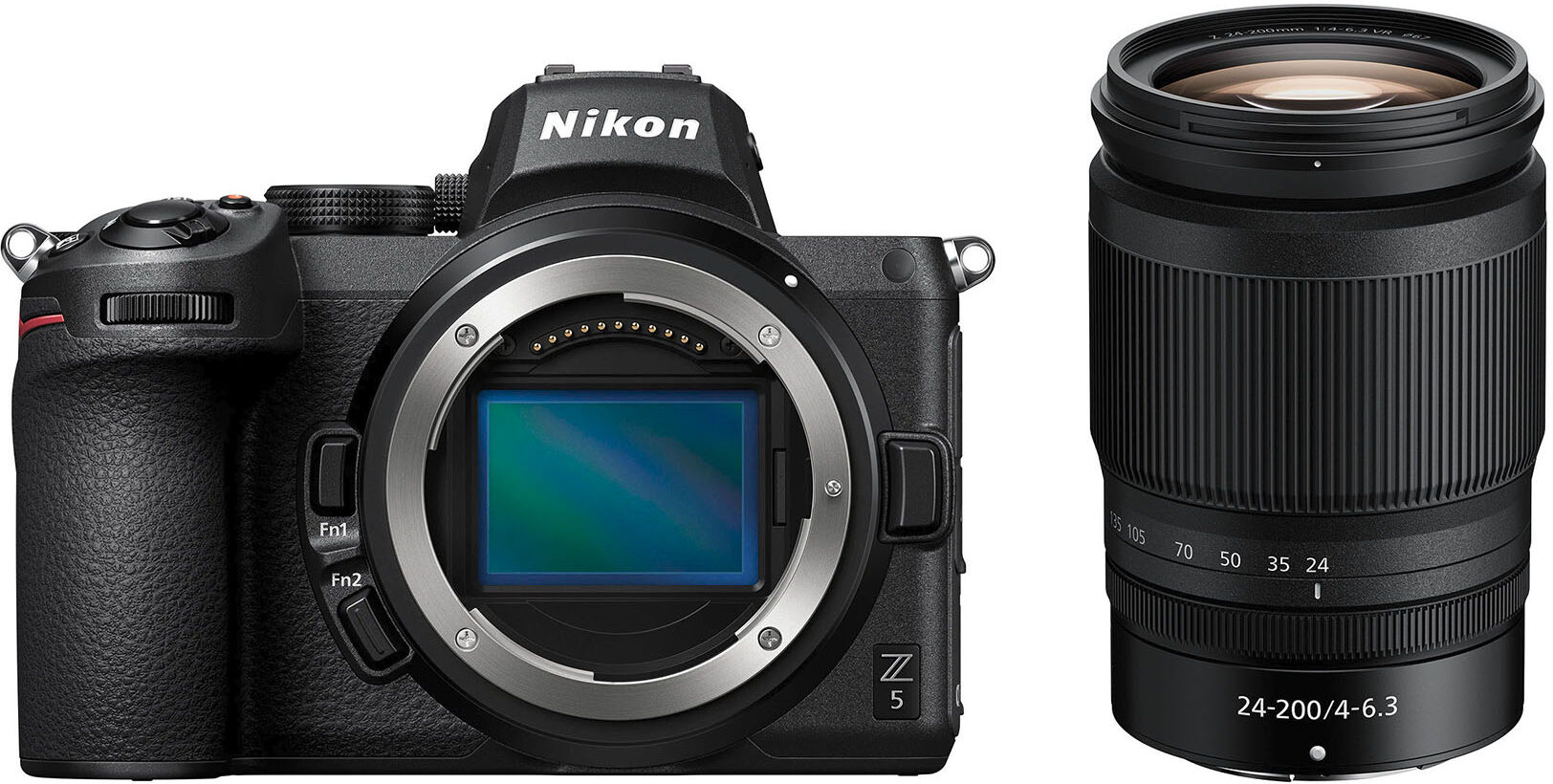 Nikon Z5 kamerahus + Nikkor Z 24-200/4-6,3 Nikon Z5 kamerahus + Nikkor Z 24-200/4-6,3