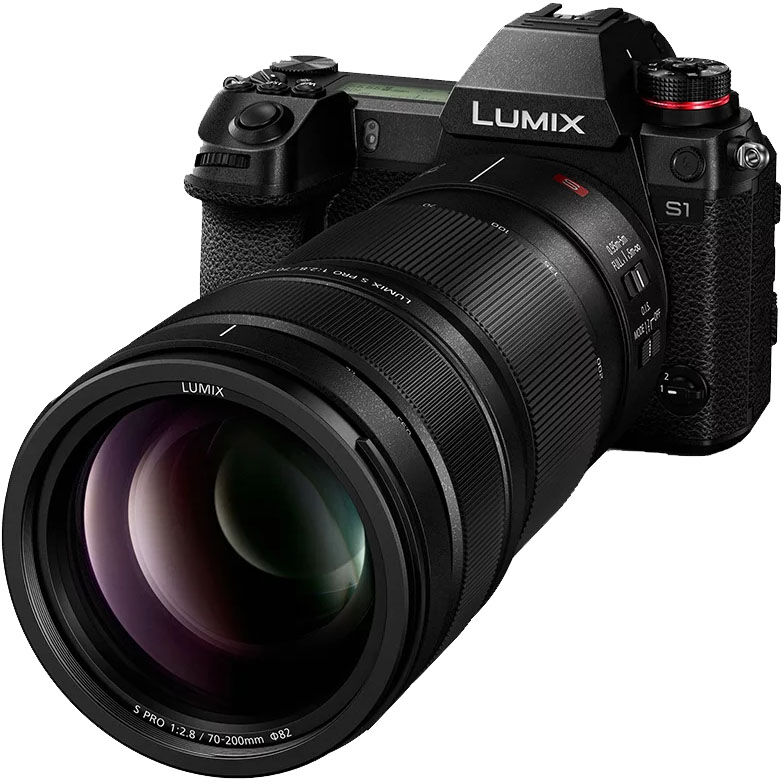 Panasonic Lumix DC-S1 kamerahus + Lumix S Pro 70-200/4 O.I.S