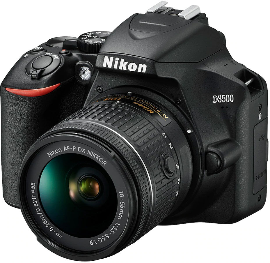 Nikon D3500 kamerahus + AF-P DX 18-55/3,5-5,6G VR + AF-P 70-300/4,5-6,3G ED VR Nikon D3500 kamerahus + AF-P DX 18-55/3,5-5,6G VR + AF-P 70-300/4,5-6,3G ED VR