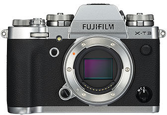 Fujifilm X-T3 kamerahus, silver + Batterigrepp VG-XT3 Fujifilm X-T3 kamerahus, silver + Batterigrepp VG-XT3