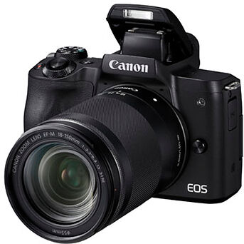 Canon EOS M50 svart kamerahus + EF-M 18-150/3,5-6,3 IS STM