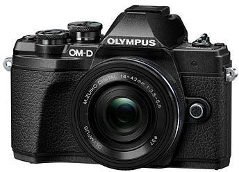Olympus E-M10 Mark III kamerahus svart + M.Zuiko Digital 14-42/3,5-5,6 EZ + M.Zuiko Digital  45/1,8 Silver Olympus E-M10 Mark III kamerahus svart + M.Zuiko Digital 14-42/3,5-5,6 EZ + M.Zuiko Digital  45/1,8 Silver