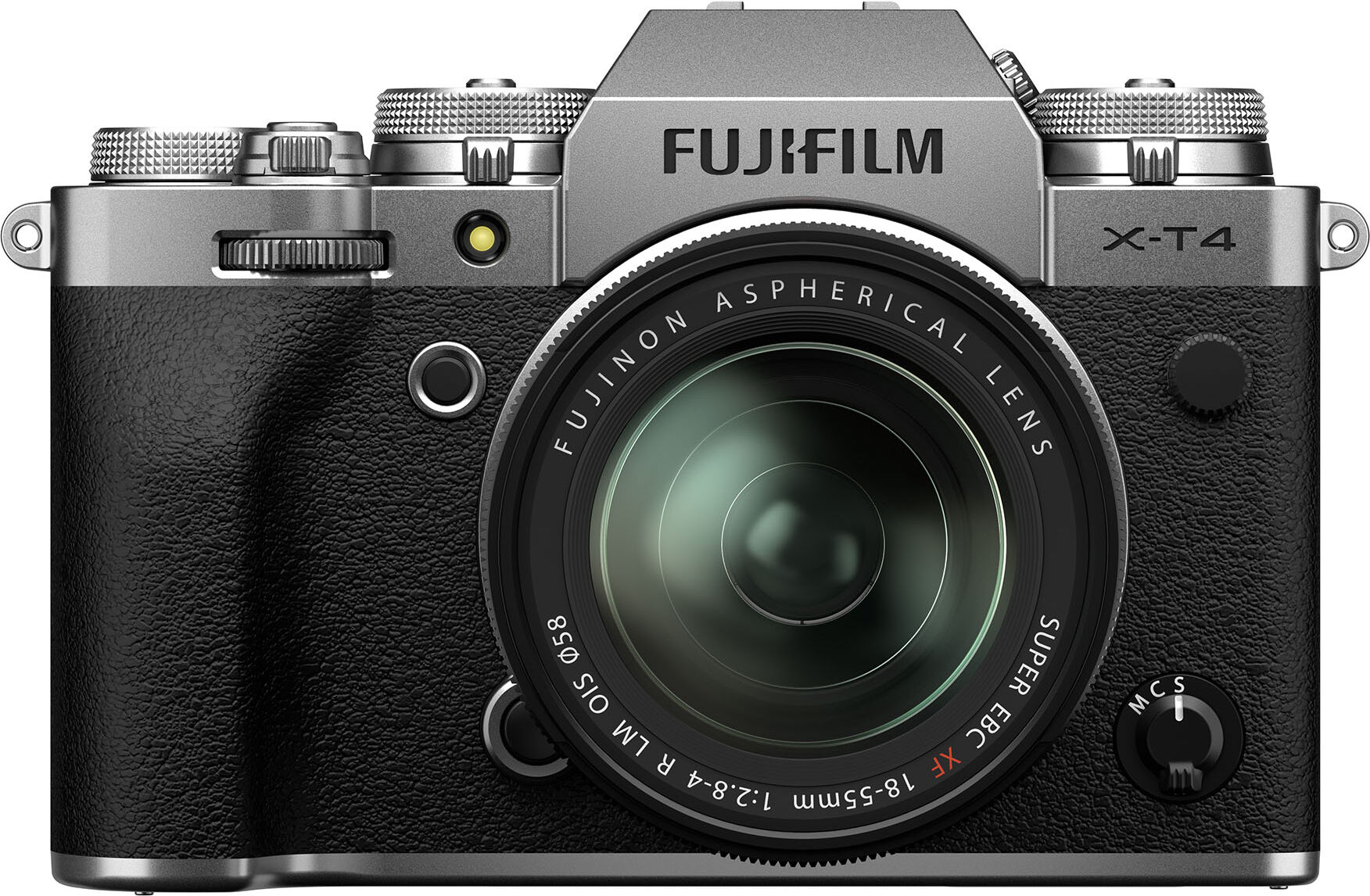 Fujifilm X-T4 kamerahus, silver + XF 18-55/2,8-4 R LM OIS Fujifilm X-T4 kamerahus, silver + XF 18-55/2,8-4 R LM OIS