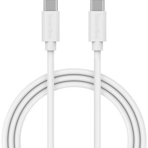 Smartline USB-C till USB-C USB 2.0 Vit - 2m