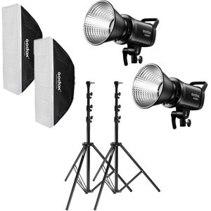 Godox Belysningpaket LED SL60llD Dubbel 60x60 cm