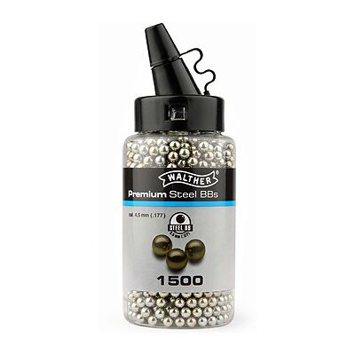 Walther Premium Stålrundkulor 4,5mm (4,42mm) 1500st Walther Premium Stålrundkulor 4,5mm (4,42mm) 1500st