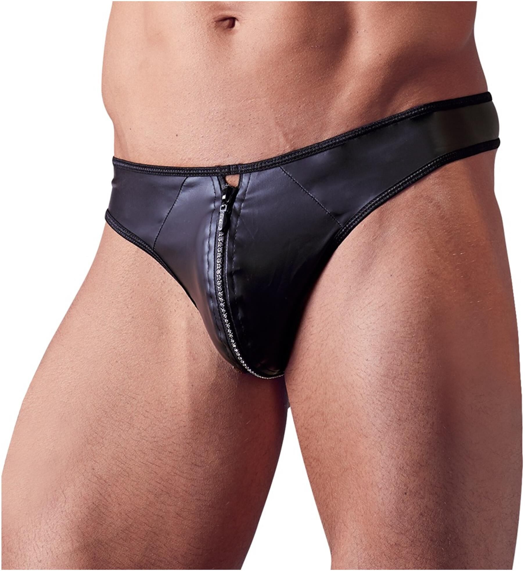 Svenjoyment Men's G-String with Strass Zipper 2XL Svenjoyment Men's G-String with Strass Zipper 2XL