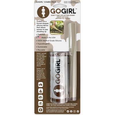 Gogirl Khaki Combo Pack - Personlig Hygienenhet Gogirl Khaki Combo Pack - Personlig Hygienenhet