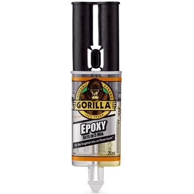 Gorilla Epoxy 25ml - Klar, Hög Styrka, Vattentät Gorilla Epoxy 25ml - Klar, Hög Styrka, Vattentät