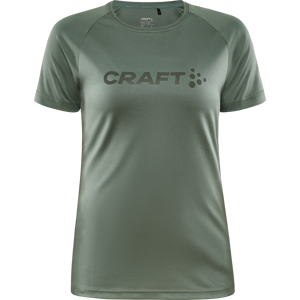 craft Women's Core Unify Logo Tee Thyme XS, Thyme