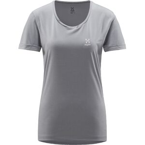 Haglöfs Ridge Hike Tee - Kvinnor - Concrete Solid - XL - T-shirt Haglöfs Ridge Hike Tee - Kvinnor - Concrete Solid - XL - T-shirt