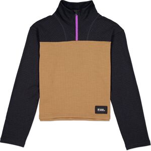 Mons Royale Women's Offgrid Merino Fleece Long Sleeve Black/Toffee M Mons Royale Women's Offgrid Merino Fleece Long Sleeve Black/Toffee M