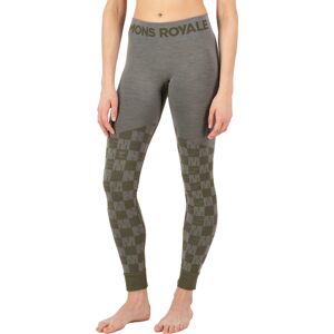 Mons Royale Women's Ascender Merino Seamless Legging Dried Sage/Dark Olive XL