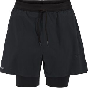 craft Men's Hypervent 2-In-1 Shorts Black XL