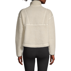 Casall Women's Pile Half Zip Off White L Casall Women's Pile Half Zip Off White L