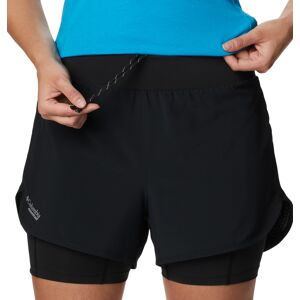 Columbia Women's Endless Trail 2n1 Short Black L 3, Black