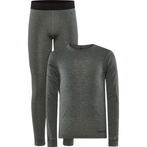 craft Juniors' Core Wool Merino Set Juniper-Melange 134/140 craft Juniors' Core Wool Merino Set Juniper-Melange 134/140