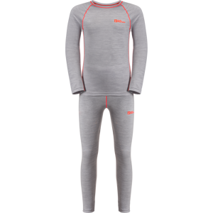 Jack Wolfskin - MERINO BASELAYER SET K - Pebble - 104 - Baslager-set Jack Wolfskin - MERINO BASELAYER SET K - Pebble - 104 - Baslager-set