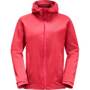 Damjacka Jack Wolfskin Pack & Go Shell Röd - Jacka Damjacka Jack Wolfskin Pack & Go Shell Röd - Jacka