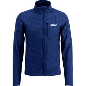 Swix Men's Nordic Warm Hybrid Jacket Lake Blue S Swix Men's Nordic Warm Hybrid Jacket Lake Blue S