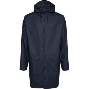 Rains Unisex Long Jacket Navy XXL Rains Unisex Long Jacket Navy XXL