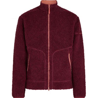 Icebreaker Women's Merino 800 Realfleece High Pile Longsleeves Zip Port Dk Hthr/cedar Wood S Icebreaker Women's Merino 800 Realfleece High Pile Longsleeves Zip Port Dk Hthr/cedar Wood S