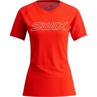 Swix Women's RaceX Light Short Sleeve Fiery Red L Swix Women's RaceX Light Short Sleeve Fiery Red L