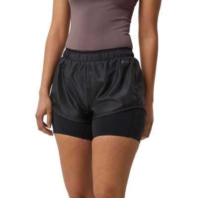 Björn Borg Women's Borg Running Shorts 2 In 1 Black Beauty S Björn Borg Women's Borg Running Shorts 2 In 1 Black Beauty S