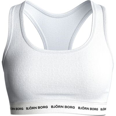 Björn Borg Modell - Racerback Underkläder - Hvid - Mjuk Bomullsblandning Björn Borg Modell - Racerback Underkläder - Hvid - Mjuk Bomullsblandning