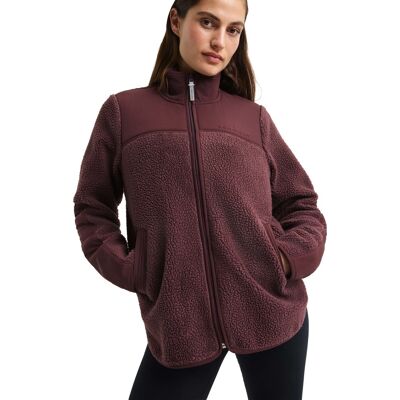 Röhnisch Women's Phoebe Pile Jacket Huckleberry S Röhnisch Women's Phoebe Pile Jacket Huckleberry S