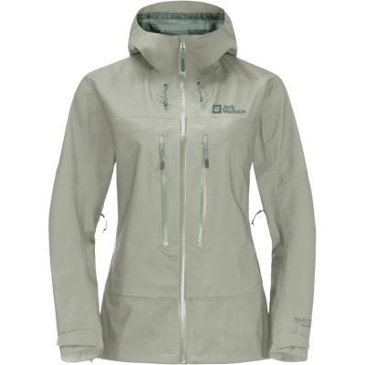 Jack Wolfskin Women's Kammweg 3-Layer Jacket Mint Leaf S Jack Wolfskin Women's Kammweg 3-Layer Jacket Mint Leaf S
