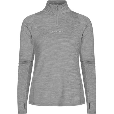 Röhnisch Women's Insulate Thermo Half Zip Grey Melange XS Röhnisch Women's Insulate Thermo Half Zip Grey Melange XS