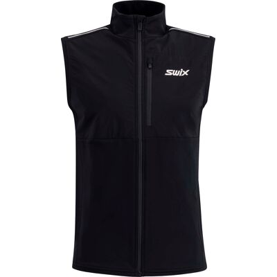 Swix Men's Focus Warm Vest Black XXL Swix Men's Focus Warm Vest Black XXL