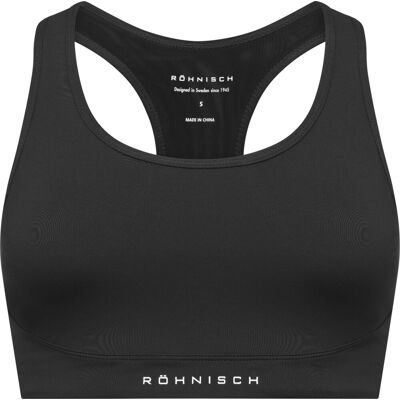 Röhnisch Flattering Mesh Sportsbra Black XXL Röhnisch Flattering Mesh Sportsbra Black XXL