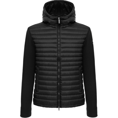 Colmar Men's Hybrid Padded Jacket With Hood Black 48 Colmar Men's Hybrid Padded Jacket With Hood Black 48