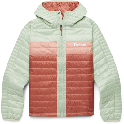 Cotopaxi Women's Capa Insulated Hooded Jacket Green Tea/Faded Brick L Cotopaxi Women's Capa Insulated Hooded Jacket Green Tea/Faded Brick L