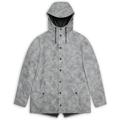 Rains Unisex Jacket Distressed Grey XL Rains Unisex Jacket Distressed Grey XL