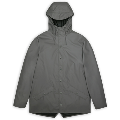 Rains Unisex Jacket Grey L Rains Unisex Jacket Grey L