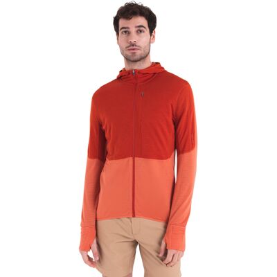 Icebreaker Merino 200 Descender Fleecejacka - Fleecejacka Icebreaker Merino 200 Descender Fleecejacka - Fleecejacka