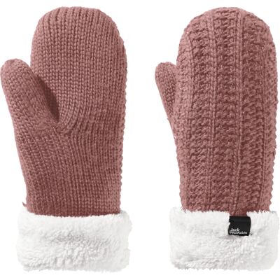 Jack Wolfskin Women's Highloft Knit Mitten Afterglow S Jack Wolfskin Women's Highloft Knit Mitten Afterglow S