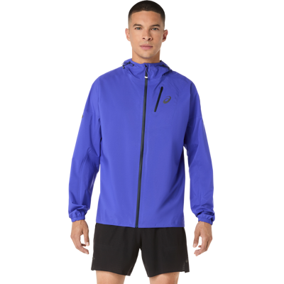 Asics Men's Fujitrail Elite Waterproof Jacket Cobalt Burst/Midnight S Asics Men's Fujitrail Elite Waterproof Jacket Cobalt Burst/Midnight S